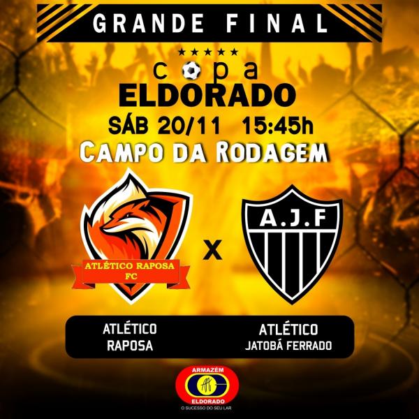 Grande final da Copa Eldorado será realizada no dia 20 de novembro(Imagem:Divulgação)
