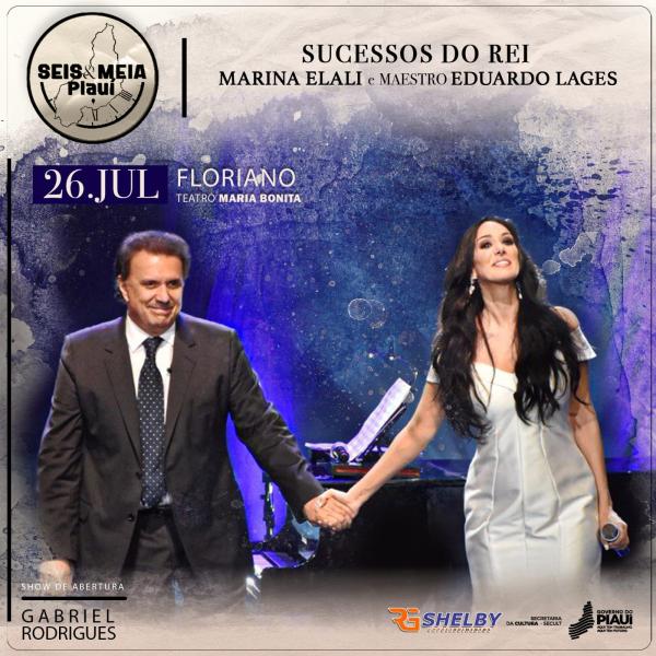 Marina Elali e Maestro Eduardo Lages apresentarão o emocionante show 
