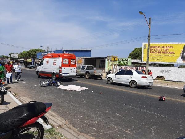 Idoso morre após ser atropelado por caminhão na Zona Norte de Teresina(Imagem:Divulgação)
