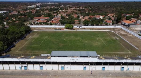 Estádio Tibério Nunes, em Floriano.(Imagem:Fernando Cardoso/Rede Clube)