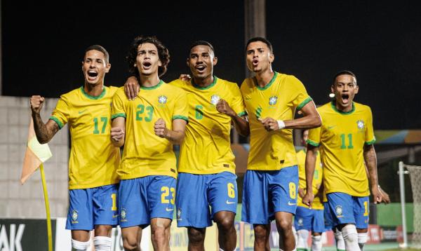 Na última rodada do quadrangular, time verde e amarelo faz 7 a 0.(Imagem:Pedro Vale/CBF/Direitos Reservados)