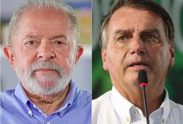 Lula e Jair Bolsonaro(Imagem:Reprodução)