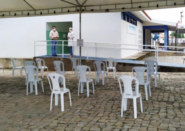 Cai o número de pessoas em busca de atendimento no Centro Gripal de Floriano.(Imagem:Secom)