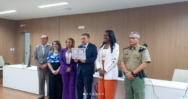 Comandante do 3º BPM de Floriano participa do lançamento do projeto 