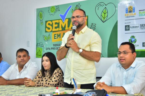 Vereadores acompanham premiação de projetos ambientais realizados em Floriano(Imagem:Reprodução)