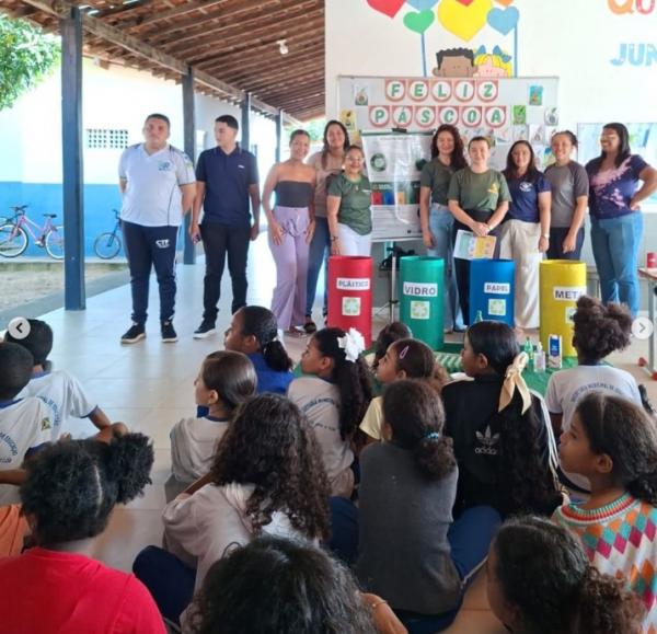 Circuito Educativo sobre Coleta Seletiva é iniciado nas escolas municipais de Floriano(Imagem:Reprodução/Instagram)