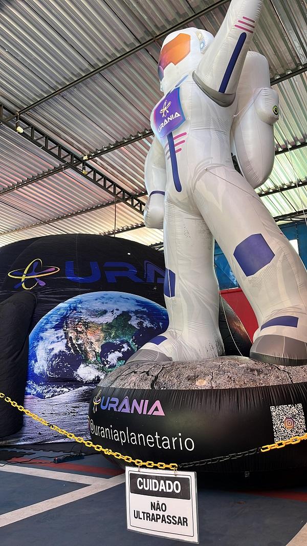 Planetário Móvel encanta alunos da Escola Pequeno Príncipe em Floriano(Imagem:Divulgação/E)