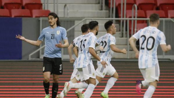 Argentina controla o Uruguai e vence o clássico do Rio da Prata pela Copa América com gol de Guido R(Imagem:Ueslei Marcelino)