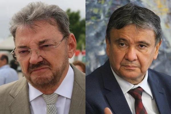 Wilson Martin e Wellington Dias(Imagem:Jonas Carvalho/ Portal ClubeNews)