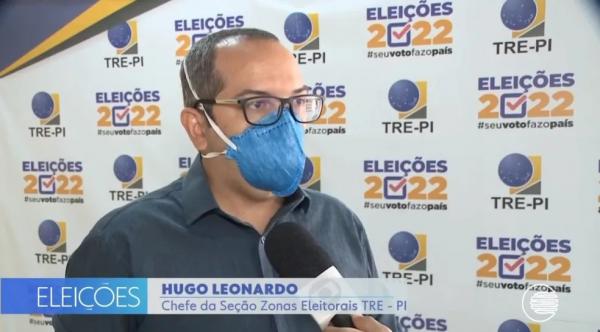  Hugo Leonardo, chefe da Seção Zonas Eleitorais TRE-PI. (Imagem:Reprodução/TV Clube)