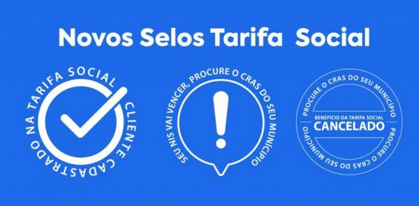 Novos Selos Tarifa Social(Imagem:Divulgação)