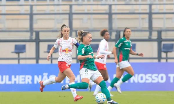 Palestrinas triunfaram por 2 a 1 gra&ccedil;as a gols de Greicy e Lorena.(Imagem:Fernando Roberto/Red Bull Bragantino/Direitos Rese)