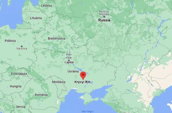  Atleta piauiense está na cidade de Kryvyi Rih, localizada no sudeste da Ucrânia.(Imagem: Reprodução)