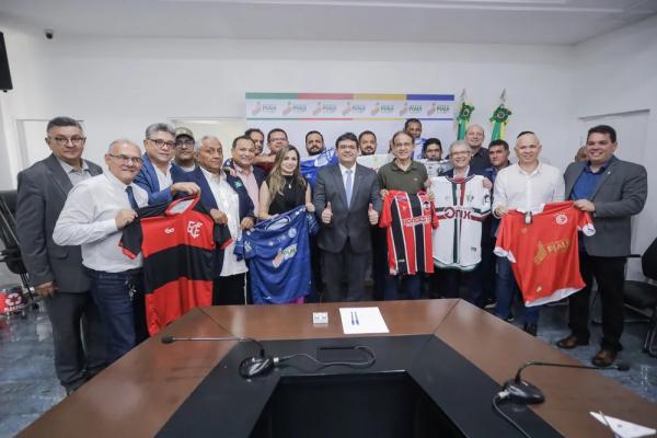 Governo do Piauí e FFP anunciam parceria por suporte financeiro aos clubes profissionais do estado(Imagem:Gabriel Paulino)