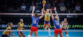 Brasil vence República Tcheca na estreia do Mundial de Vôlei feminino(Imagem:Divulgação)