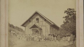 Escola de Blumenau, de 1880(Imagem:Arquivo Biblioteca Nacional)