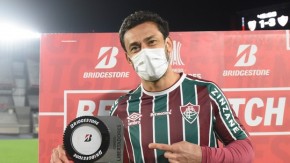 Fred é eleito melhor jogador da partida em River Plate x Fluminense(Imagem:Conmebol)