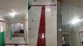 V&iacute;deo mostra alagamento em UPA durante forte chuva em Teresina(Imagem:Reprodu&ccedil;&atilde;o)