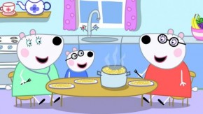 Penny Polar Bear apresentou suas duas mães em episódio recente de Peppa Pig(Imagem:Divulgação)
