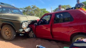 Colisão frontal entre carros deixa cinco pessoas feridas em Jaicós(Imagem:Reprodução)