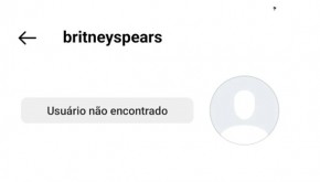Conta de Britney Spears foi desativada novamente(Imagem:Reprodução do Instagram)
