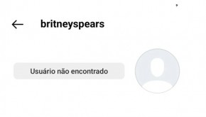 Conta de Britney Spears foi desativada novamente(Imagem:Reprodução do Instagram)