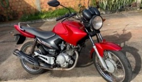 Motocicleta YBR Factor vermelha, de placa NIX-3944, foi furtada em Floriano.(Imagem:Divulgação)