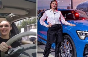 Isabelle Drummond tem um carro elétrico avaliado em mais de R$ 600 mil.(Imagem:Reprodução)