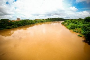 Rio em estado de aten&ccedil;&atilde;o por causa das chuvas(Imagem:Roberta Aline)