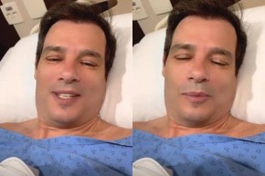 Celso Portiolli surge em hospital durante tratamento de câncer(Imagem:Reprodução)