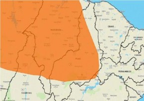 Frente fria mantém corredor de umidade e INMET renova alerta de chuva no PI(Imagem:Divulgação)