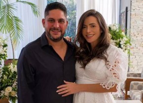 Jorge se casou com Rachel Boscati numa cerimônia íntima em GO.(Imagem:Arquivo pessoal)