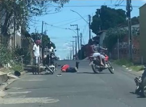 Assaltantes armados roubam motocicleta de trabalhador em Floriano(Imagem:Reprodução)