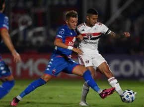 Erison decide, e São Paulo vence Tigre na estreia da Copa Sul-Americana(Imagem:Divulgação)