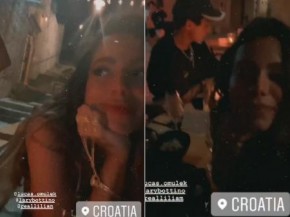 Solteira, Anitta é flagrada jantando com novo affair na Croácia(Imagem:Reprodução)