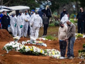 Brasil tem 1.223 mortes em 24h e total se aproxima de 68 mil(Imagem:Reprodução)