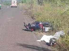 Frentista morre ao colidir motocicleta em vaca na região de Oeiras(Imagem:Reprodução)