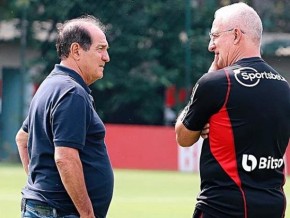 Muricy e Dorival em treinamento do São Paulo(Imagem:Reprodução)