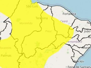 Piauí tem alerta para chuvas intensas em 207 municípios(Imagem:Divulgação)
