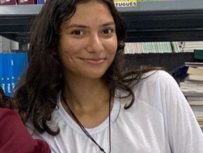 Aluna do curso t&eacute;cnico de Programa&ccedil;&atilde;o de Jogos, Isabelly tamb&eacute;m colocou em pr&aacute;tica, ainda na escola, o interesse pela comunica&ccedil;&atilde;o.(Imagem:Divulga&ccedil;&atilde;o)