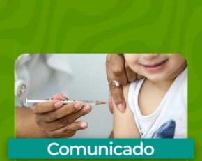 Secretaria de Saúde comunica que a vacina BCG encontra-se disponível em Floriano(Imagem:Divulgação)