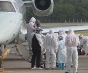 Pacientes de Manaus chegam a Teresina e a São Luís.(Imagem:Rede Globo)