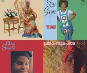 O álbum Elza Soares de 1974 é o melhor título do lote, sobretudo pelo repertório que destacou os sambas Bom dia, Portela (David Correa e Bebeto de São João) e Pranto livre (Dida e(Imagem:Reprodução)