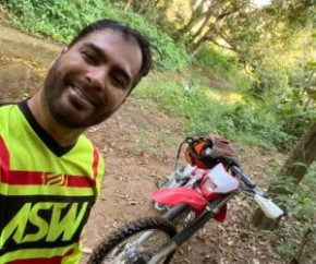 Daniel Santos, de 36 anos, era empresário e piloto de motocross(Imagem:Reprodução)