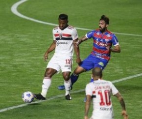 Fortaleza reage no fim e empata com o São Paulo no jogo de ida(Imagem:Reprodução)