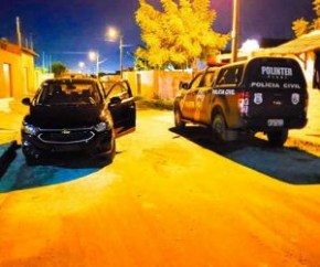Operação prende suspeito de roubar o carro da esposa de policial civil´.(Imagem:POLINTER)