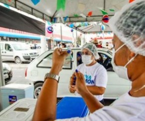 De acordo com a Secretaria de Saúde de Timon, as doses em moradores de Teresina representam 18% do total aplicado pelo município. O secretário de Saúde Timon, Marcus Vinicius Cabra(Imagem:Reprodução)