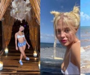 Quem pode, pode! Luisa Sonza ostentou nas redes sociais ao compartilhar com os fãs uma galeria de fotos suas no hotel AZULIK Tulum, no México. Nas imagens, Luísa posa em diversos l(Imagem:Reprodução)