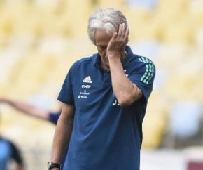 Jorge Jesus, técnico do Flamengo.(Imagem:André Durão)