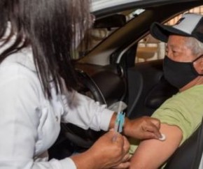 A partir desta terça (18) até quinta-feira (20), professores também poderão tomar a vacina da gripe em um dos oito pontos de drive-thru espalhados por Teresina. Os pontos de vacina(Imagem:Reprodução)